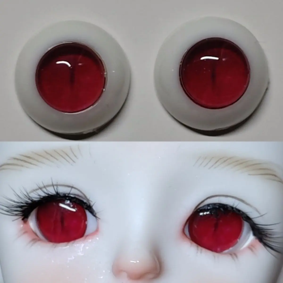 10/12/14/16mm Doll's Eyes for 1/6 1/4 1/3 Bjd Doll Plastic Acrylic Eyeball Toys Dress Up Play House Doll Accessories, No Doll