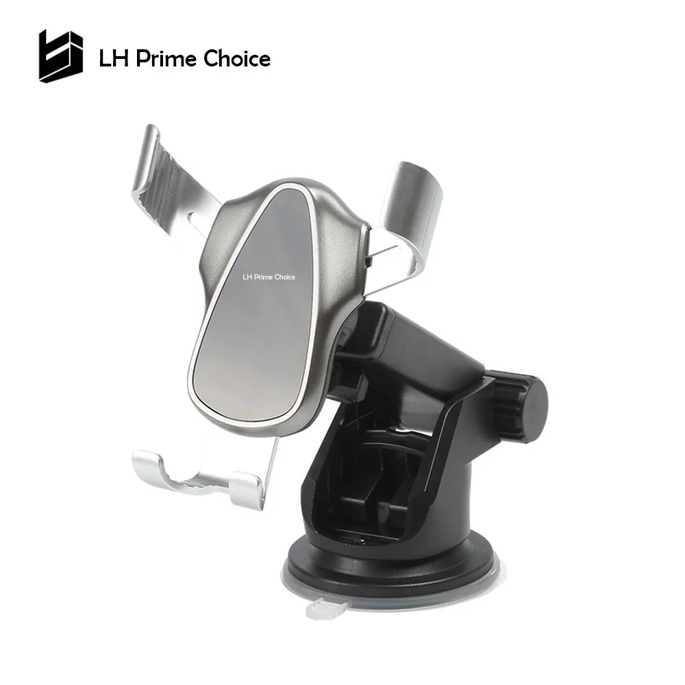 

LH Prime Choice Car phone stand triangular gravity mirror stand air outlet car navigation hook type fixed phone stand