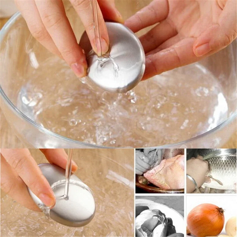 Stainless Steel Soap Shape Deodorize Smell from Hands Retail Eliminating Kitchen Bar bathroom Soap Useful Tools Smell Soap Bar