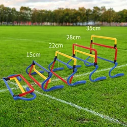 Ostacoli per allenamento di calcio Ostacoli per agilità per allenamento sportivo portatile Ostacolo per velocità plyometrica da calcio Barra per saltare regolabile pieghevole