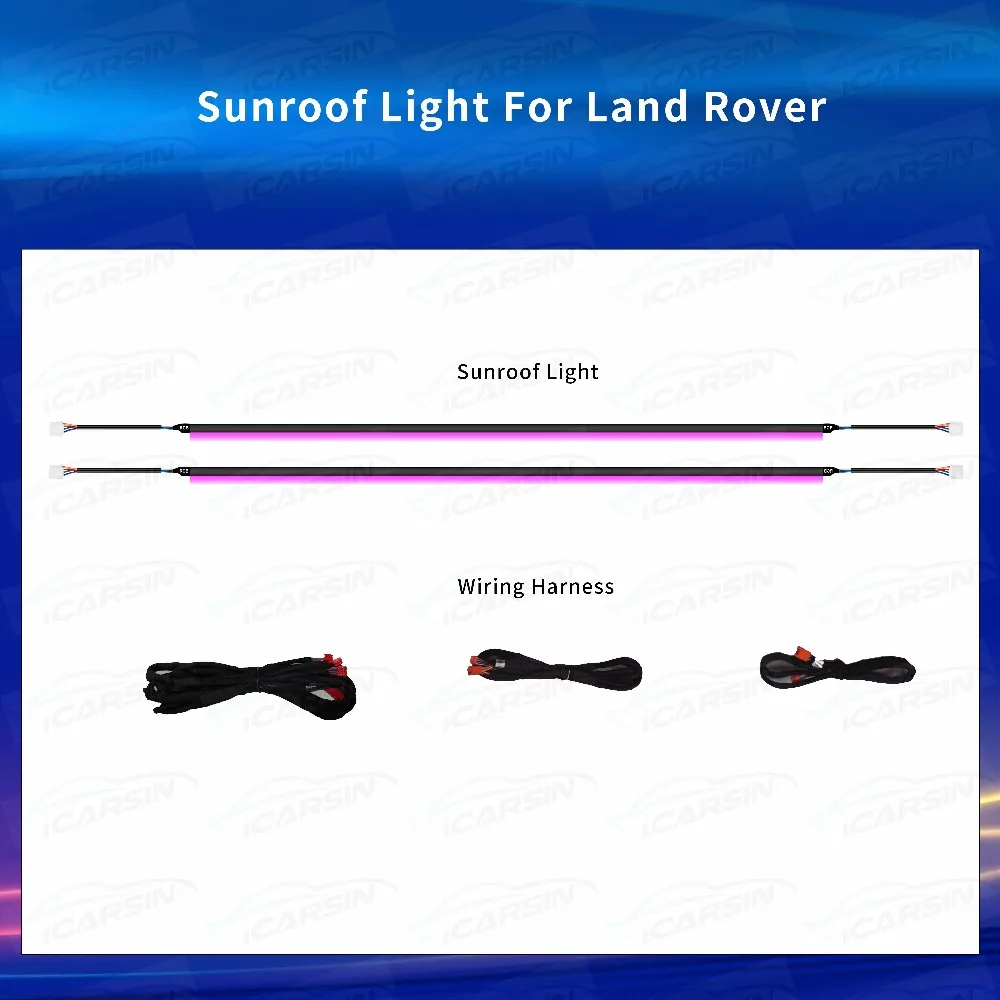 ترقية باب السيارة LED لوحة الكسوة مجموعة الإضاءة المحيطة لسيارة رينج روفر سبورت 2013 - 2022 أضواء الديكور الداخلي غطاء مكبر الصوت #6