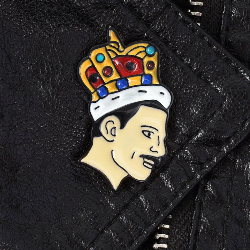 Rock Punk Style Metal Brooches- Concert Support Accessory - Clothing DIY Decorative Item
