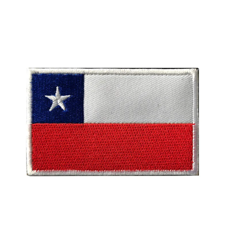 Flagi świata haftowane naszywki kuba Chile Arabia saudyjska Syria zjednoczone emiraty arabskie Jordan Patch Pack z naklejkami