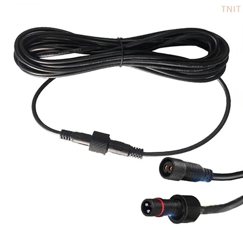 [J] 5M Waterproof Solar Panel Extension Cable Durable For Solar Panels And Lighting Fixtures Resistant To Sun And Rain