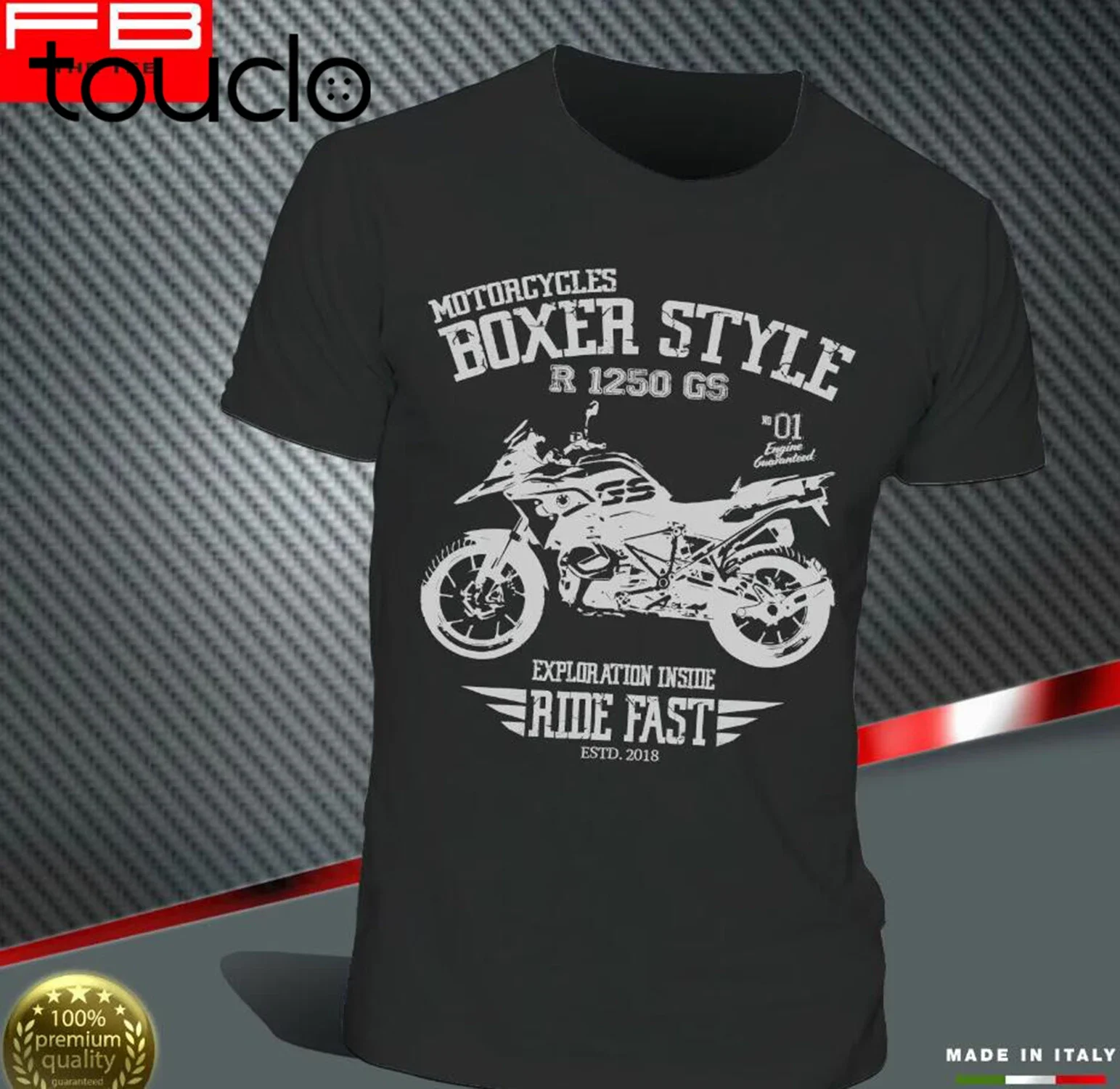 T-Shirt R1250 Gs Hp Exclusive Adventure Boxer Style Engine Motorrad Newest  Men Fashion O-Neck Brand Men'S Tee Shirt