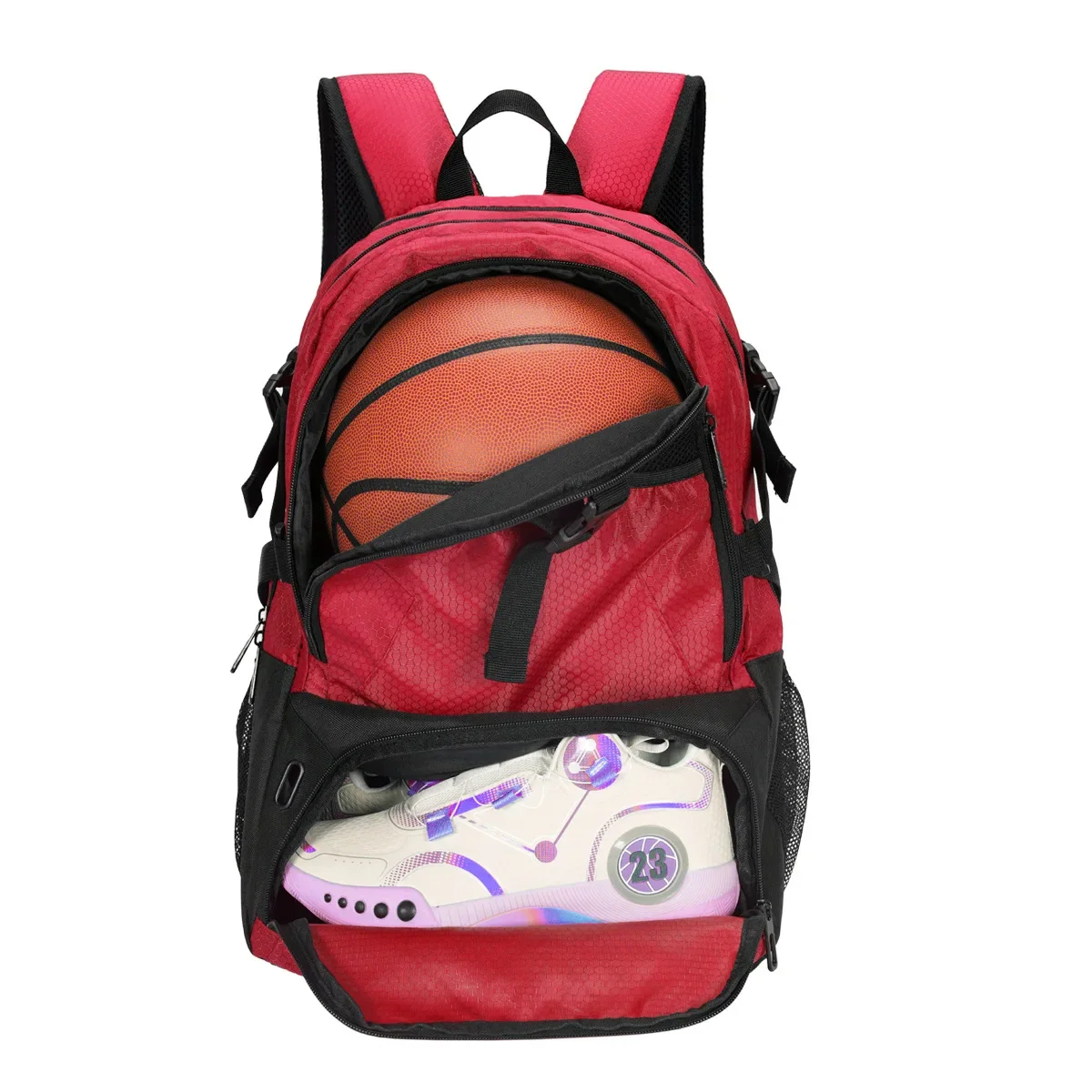 Large Sports Soccer Bag - Soccer Backpack & Bags for Basketball, Volleyball & Football with Separate Cleat and Shoes Compartment