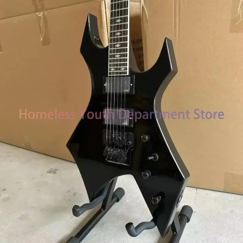 B.C.Rich Warlock Guitar, Floyd Rose Vibrato Bridge, Lock String Nut, Active Pickup, Hellfire Connection Board