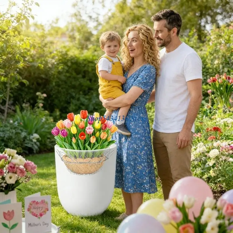 

H7ED Metal Flower Pot Risers System Adjusts From 3 To 8 Inches For Optimals Growth