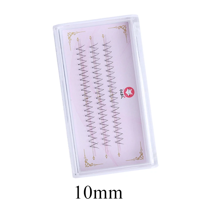 3D V-Type False Eyelashes Natural Individual Curl Lashes Cluster Lash Wispy Spikes Fairy Grafted Eyelash Extension Makeup Tools