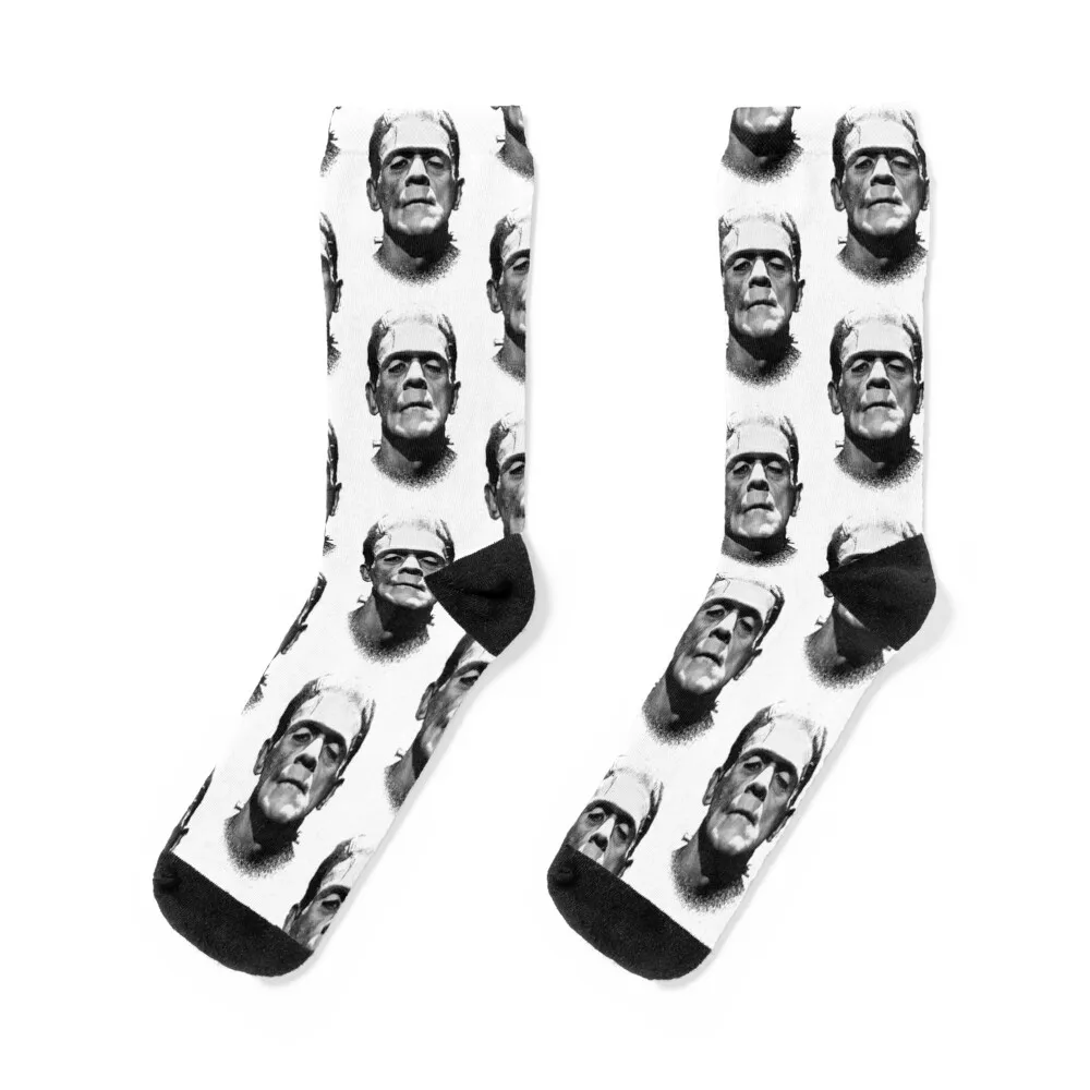 

Frankenstein’s Monster Socks sheer designer essential tennis Socks Women's Men's