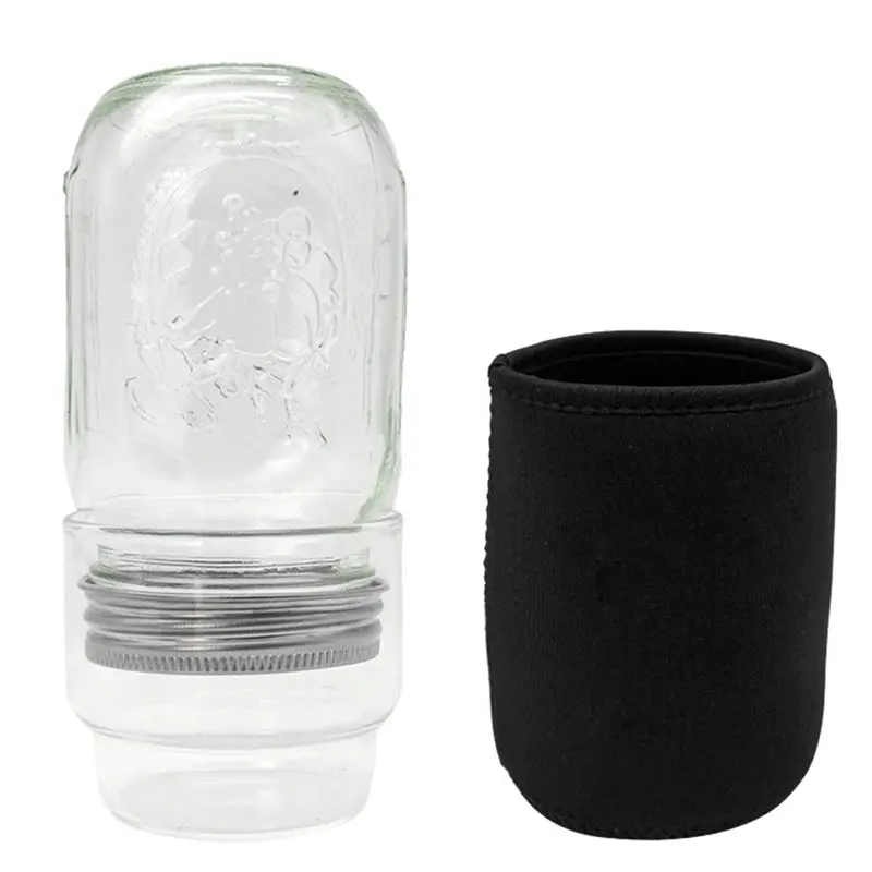 【THANKSGIVING DAY】Sprouting Jar Kit With Stainless Steel Lids-Wide Mouth Mason Jars Ideal For Home Gardeners