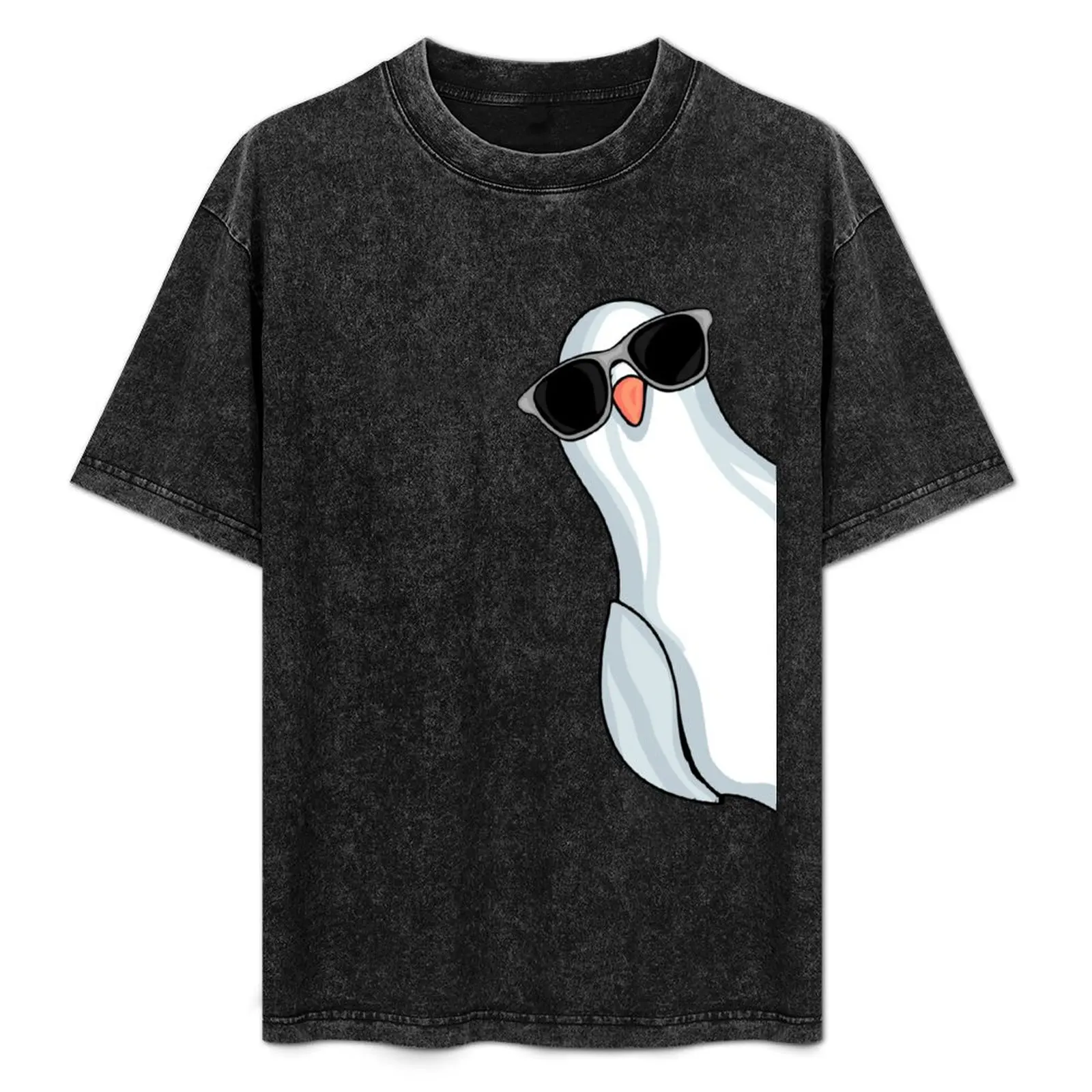 

White King Pigeon Fencing Men Pigeon Racing Pigeon T-Shirt Lightweight Casual Summer T-Shirt