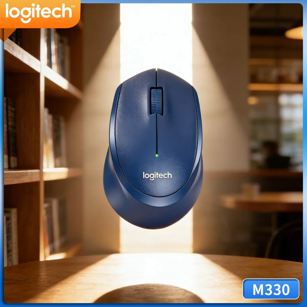 mouse-sem-fio-silencioso-logitech-m330-24ghz-com-sensor-Optico-e-design-ergonomico-para-laptop-pc-mac-e-uso-domestico-escritorio