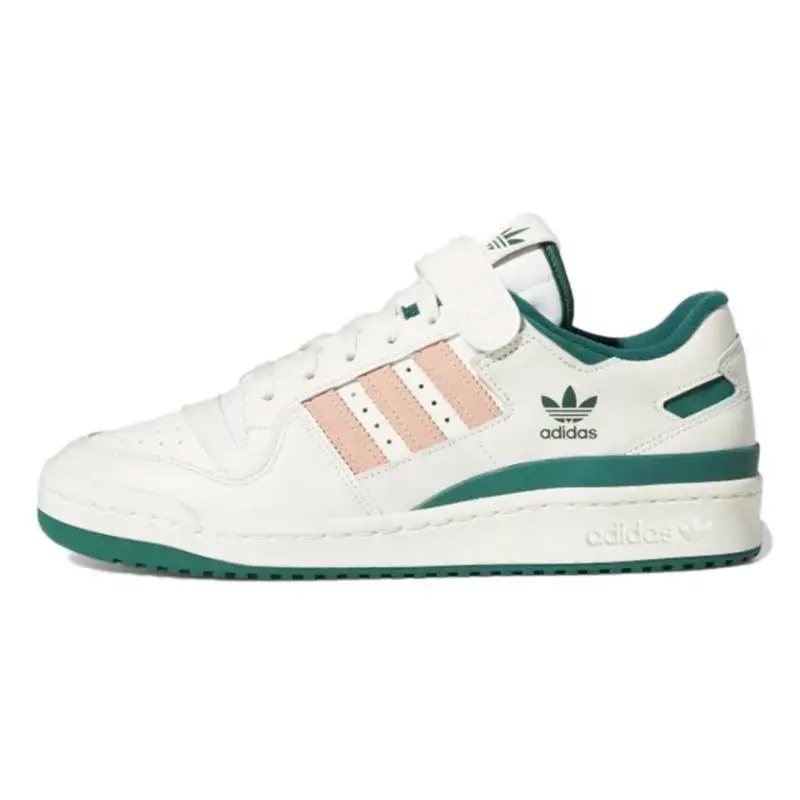 Adidas Forum 84 Low Off White Green Pink Sneakers shoes H01671