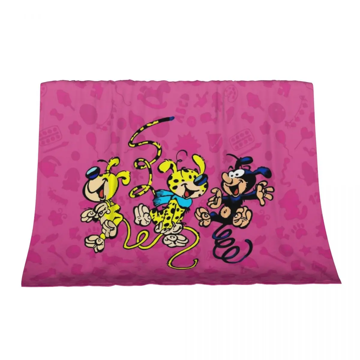 

Marsupilami babies - Pink design Throw Blanket Bed Summer Beddings Thins Blankets