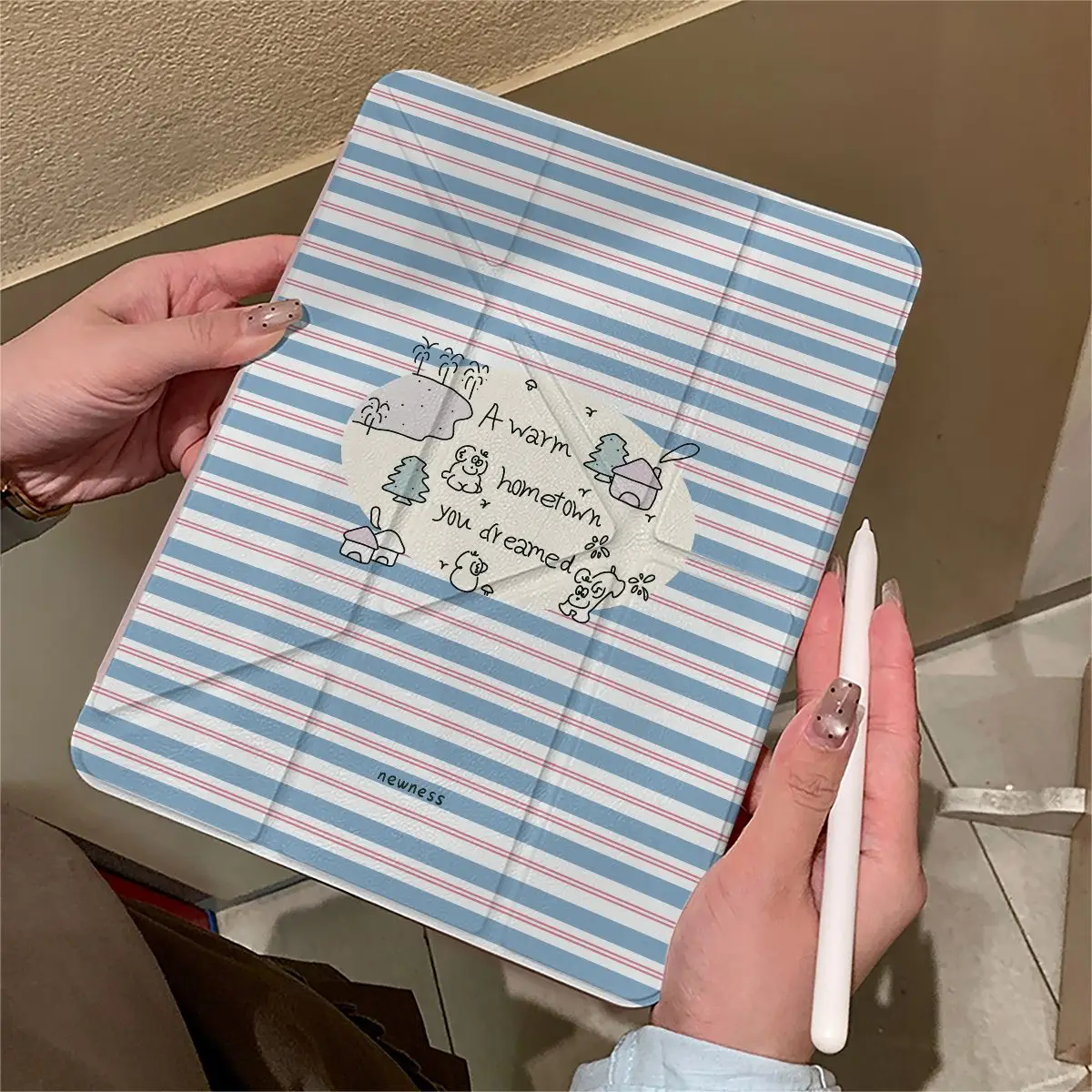 capa-coreana-ins-com-padrao-xadrez-azul-e-branco-simples-para-ipad-pro-air-m5-m4-m3-m2-2-1-11ª-geracao-a16-129-10-9-8-5ª-geracao-mini-7-6-83