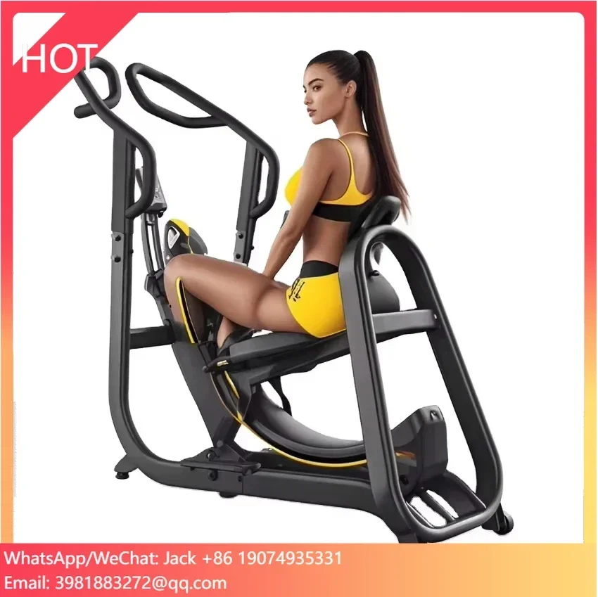 Firstfit Cardio 5 Resistance Levels High Leg Lifts  And Leg Training Stepper Curved Glide Performance Elliptical Trainer