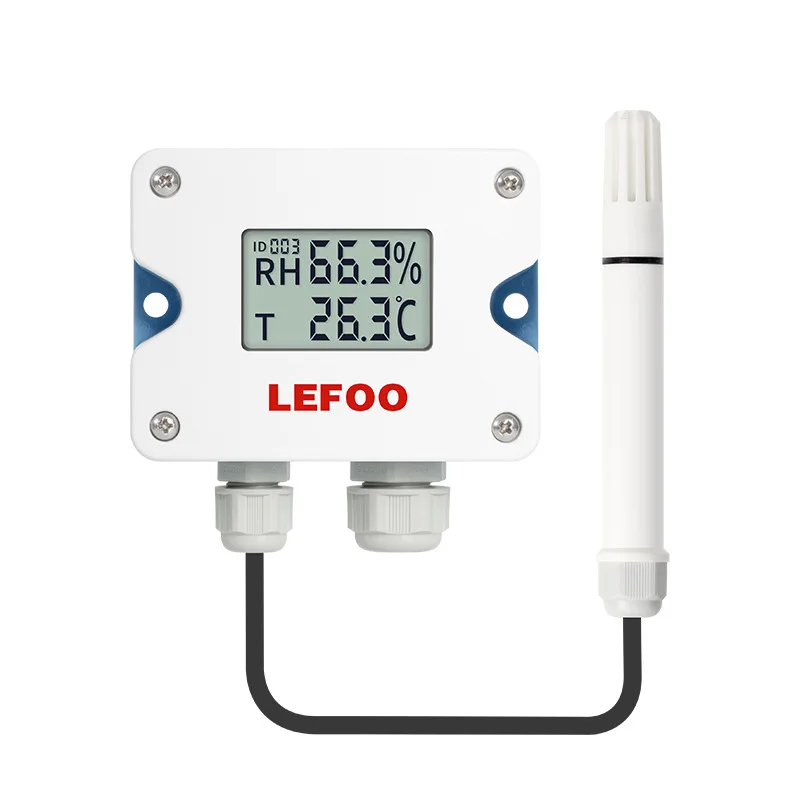 

Temperature and Humidity Sensor Transmitter, Small Volume Probe, Wall-mounted Air Duct Waterproof Temperature and Humidity Meter