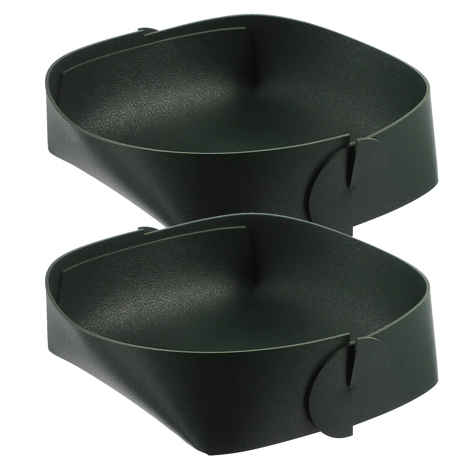 2Pcs Multi-Purpose Tray Functional Desktop Organizer for Jewelry Watches Keys Change Home Entryway Table Decor
