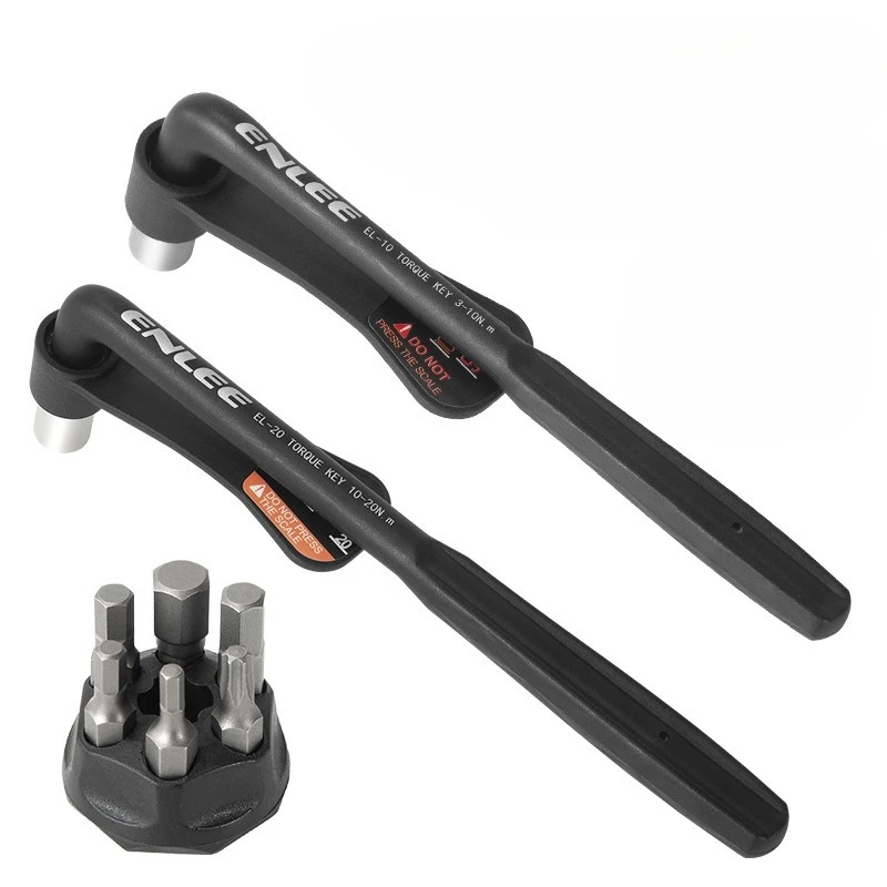 

Bicycle Torque Wrench Portable High-precision Torque Wrench 10-20NM Alloy Hexagonal Set