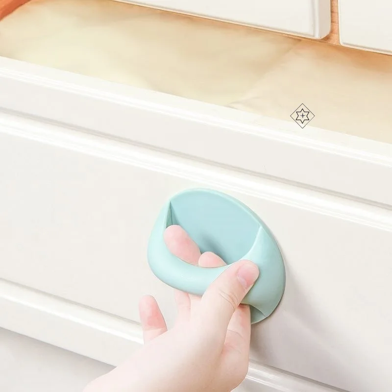 Door Handle Punch-free Door and Window Handle Strong Adhesive Assist Wardrobe Drawer Glass Door Sliding Handle