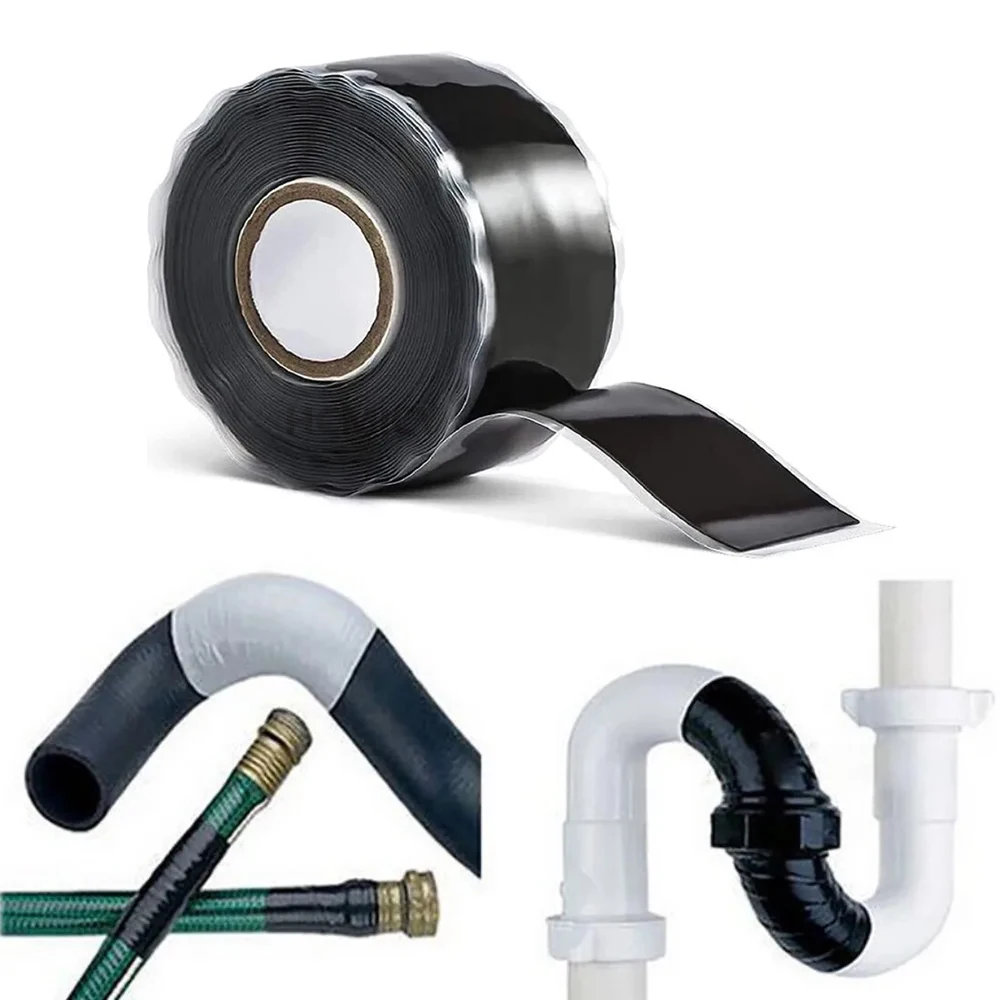 Self-Fusing Silicone Tape Waterproof Leaks Stop Repair Electrical Plumbing Insulation Tape Automotive Pipe Hose Bonding Tapes