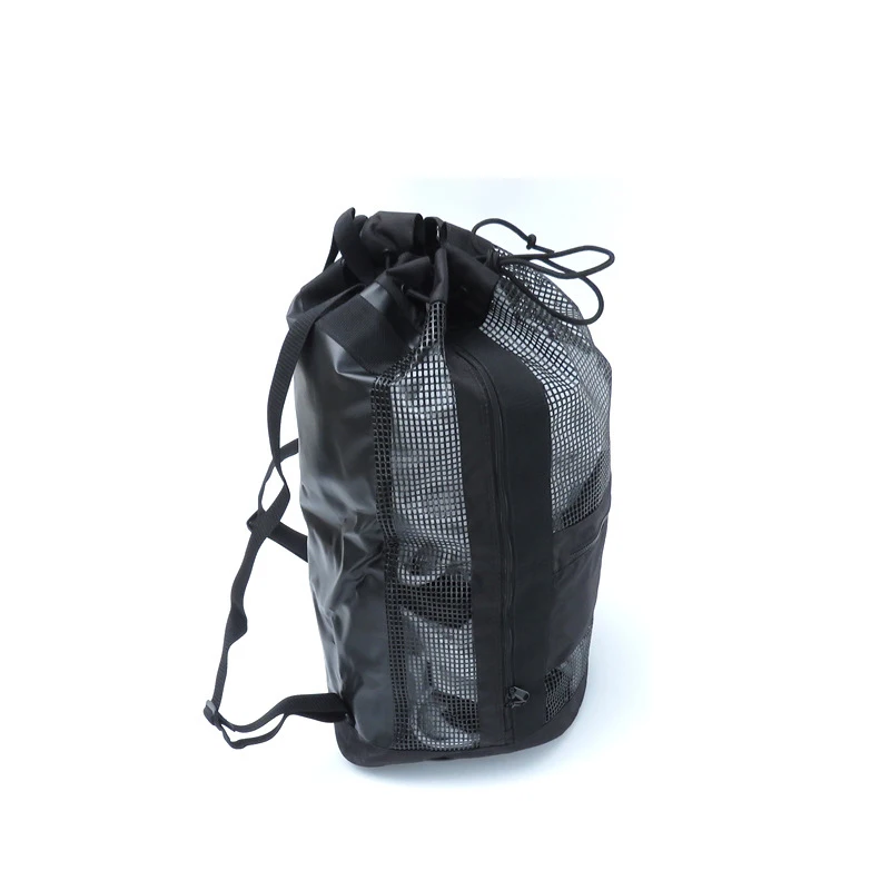 Mesh Sack Diving Equipment Backpack Shoulder Storage Carrying Net Bag Swim & Dive Gear Accessory-60278