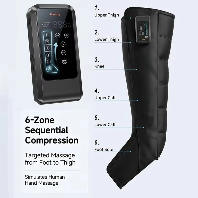 Wireless air Waves Leg Massager Multifunctional Heating Leg Massager Customized by air Waves Leg Massager