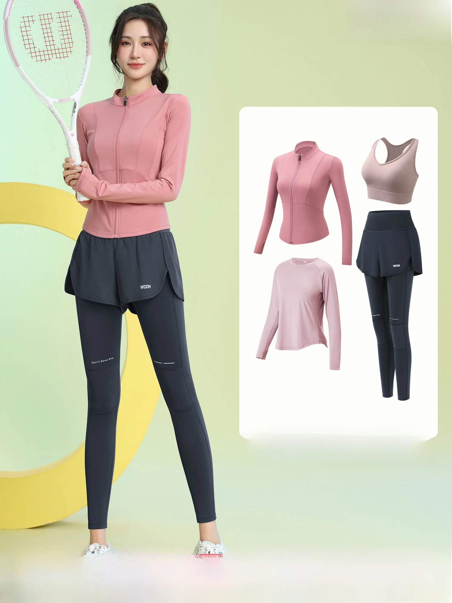 women's-sportswear-qui-dry-fitn-yoga-clothes-running-set-slimming-pilates-outdoor-mountain-climbing-autumn-winter