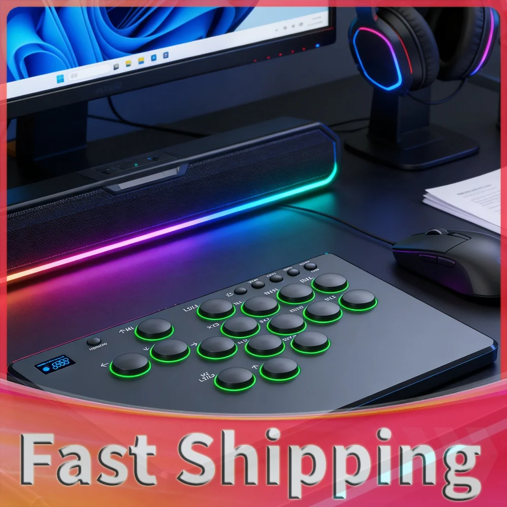 controller-arcade-a-pulsanti-completi-con-illuminazione-rgb-joystick-arcade-con-funzioni-turbo-e-hot-swap-per-playstation-4-playstation-3-pc