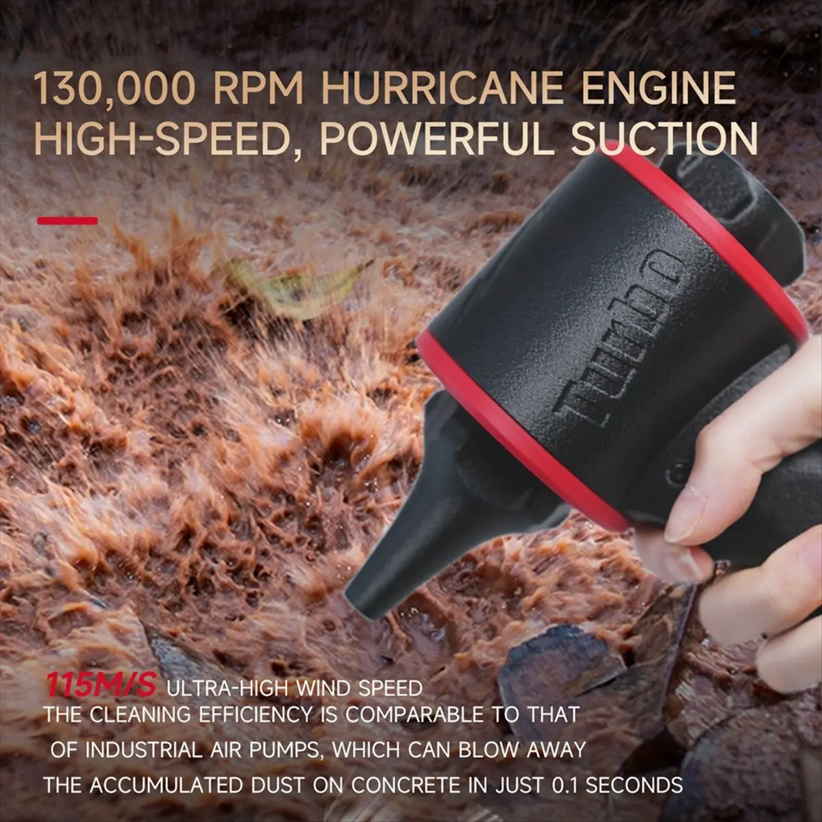 28000pa Multifunction Air Blower Suction Machine 130000RPM Brushless Motor Fan Handheld Compressed Air Turbine