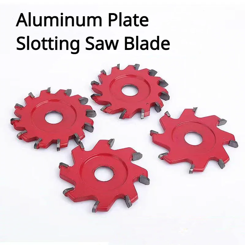 Aluminum Composite Panel Cutting Blade V/U-shaped Folding Woodworking Slotting Disc Saw Blade 10mm Tooth Width