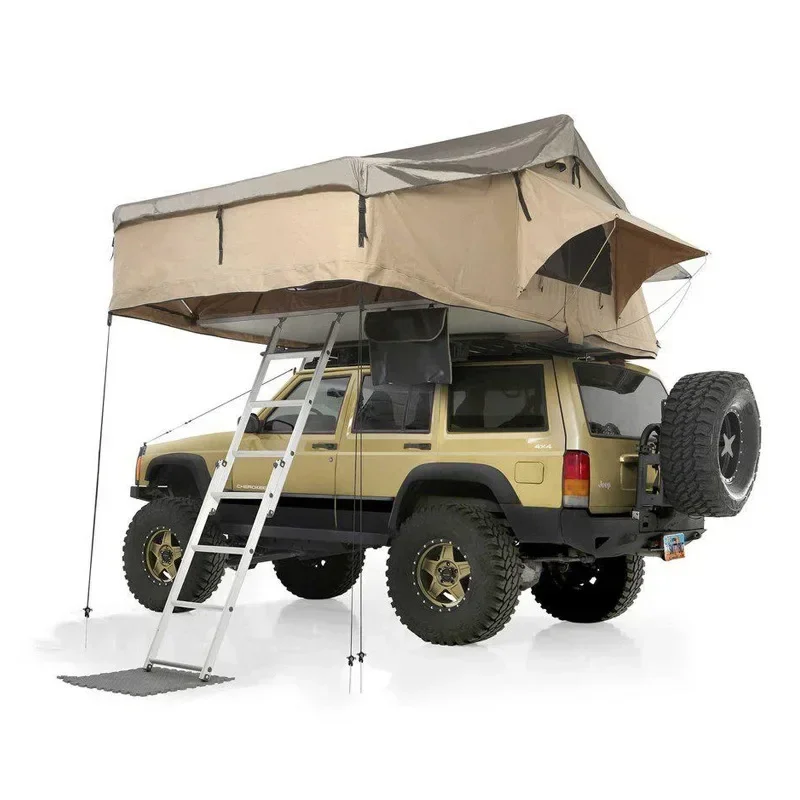 Customized Waterproof Camping Soft Shell Roof Top Tent Offroad Portable All-Weather Performance