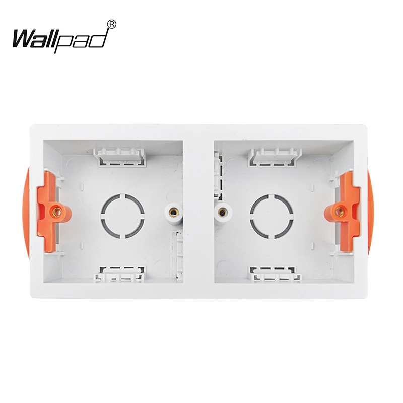 2 Gang Dry Lining Box For Gypsum Board Plasterboard Drywall 35mm Depth 172*86mm Wall Switch Box Wall Socket Cassette