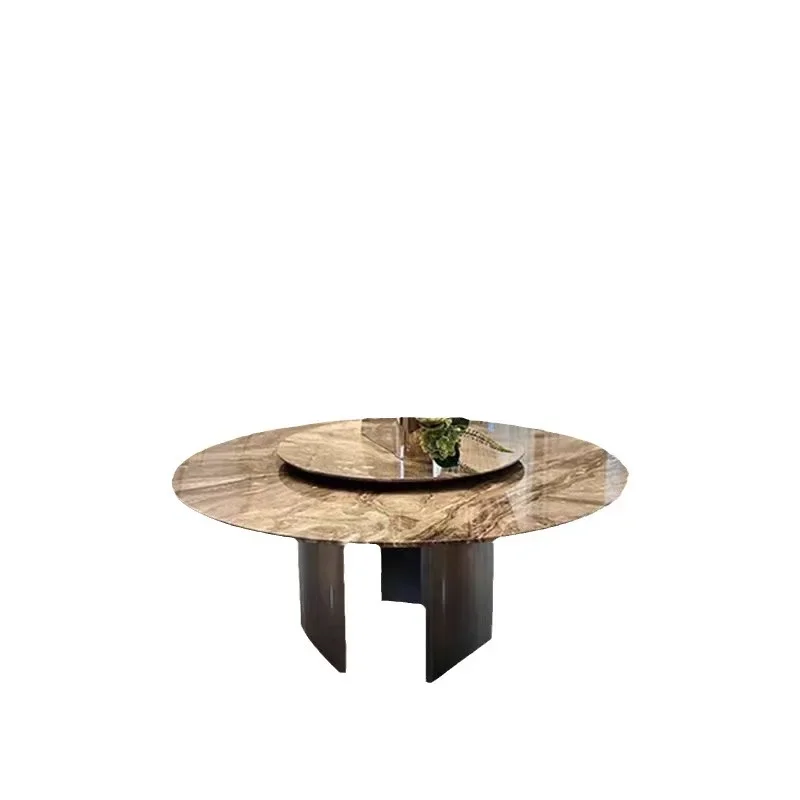 

Premium, brown suspension, dining table, Italian, simple, eating, high end, villa, natural