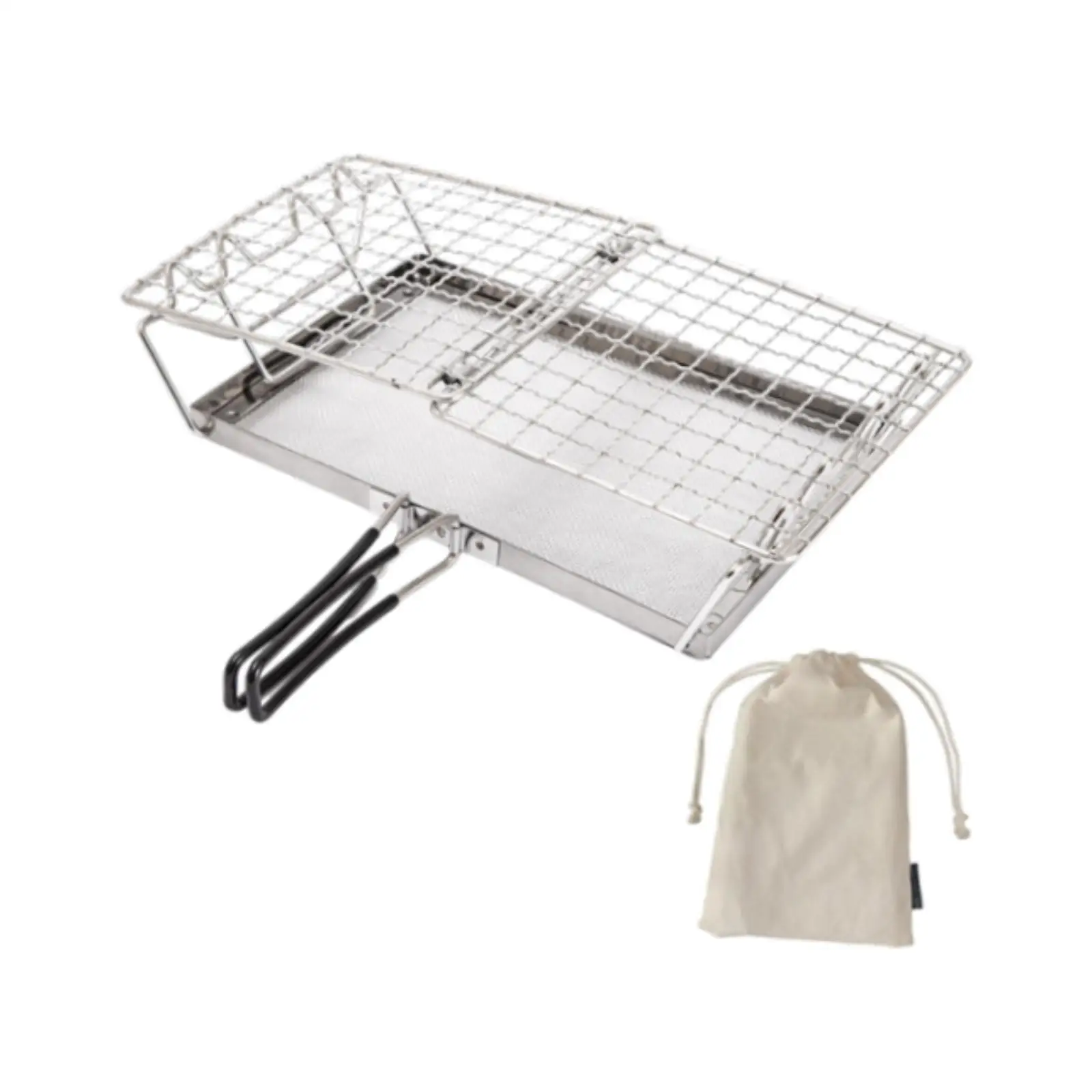 Réchaud de camping pliant, grille-pain, 2 tranches, camping, randonnée, fête, JxTo84