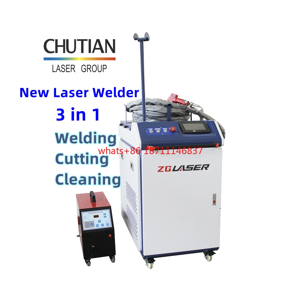 handheld 3 in 1 laser welding cutting and cleaning machine 2000w 3000w for metal