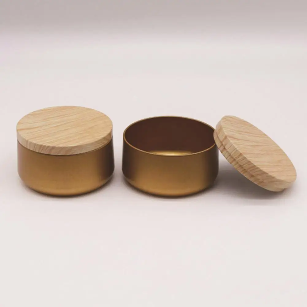 Scatola per aromaterapia custodia per rossetto durevole barattolo di candela barattolo di candela di colore freddo vaso cosmetico elegante nero per regalo