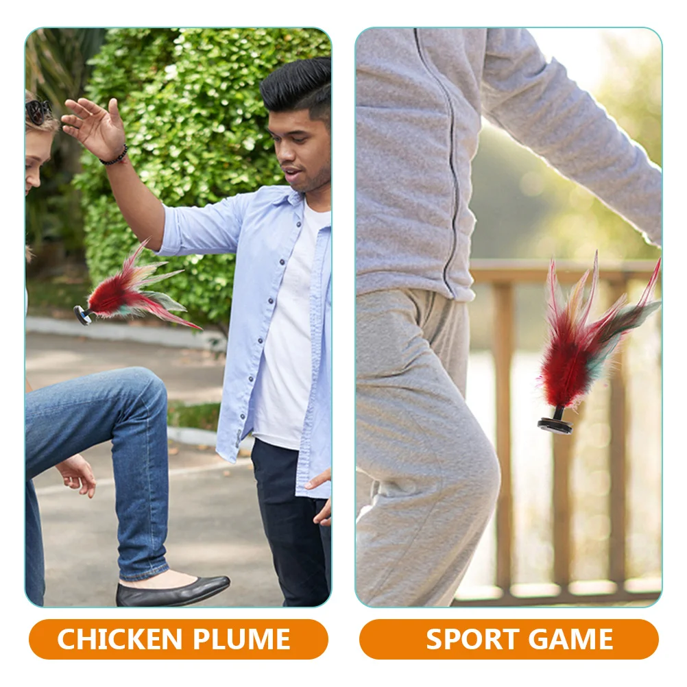 어린이를위한 10 Pcs 셔틀콕 야외 장난감 중국 철 외부 사용 학생 Jianzi 셔틀콕 스포츠