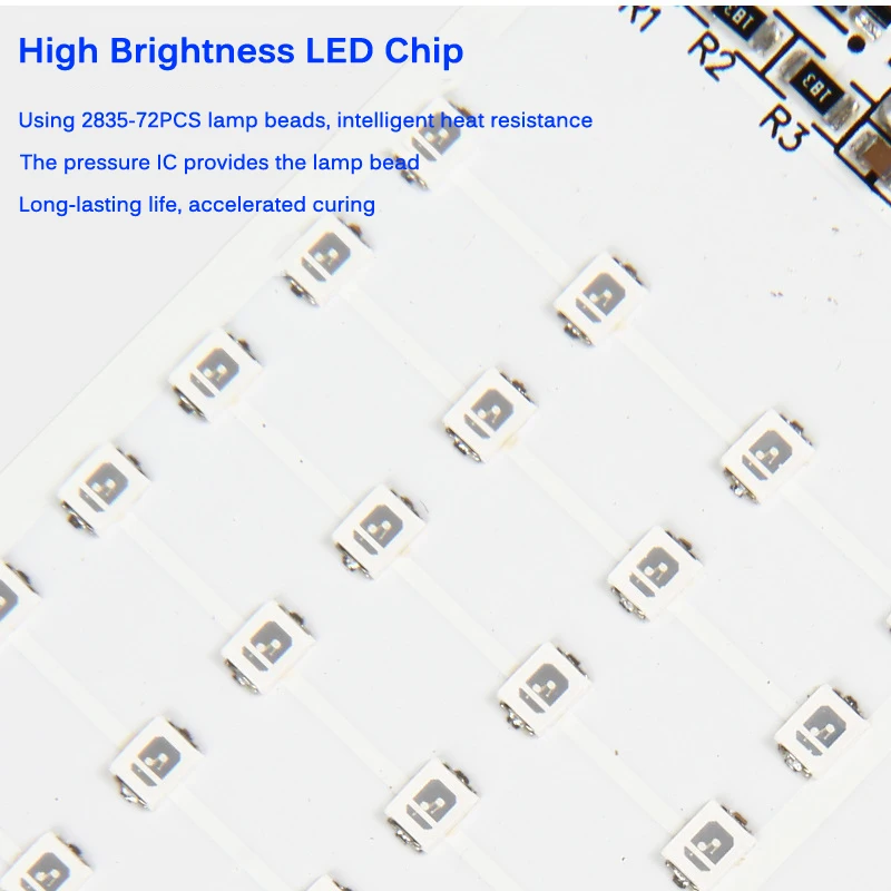 50W/100W/300W UV Lamp 395NM Linear Light Source Board Easy to Install Lamp Film Board Light Group Bare Board Light Source Panel image 4