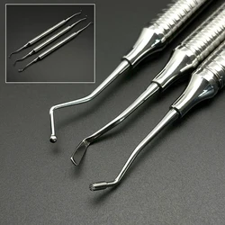Dental Resin Composite Filling Instrument Dental Stainless Steel Double Ends Spatula Plastic Dentist Oral Materials Instrument