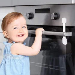 Baby-Sicherheits schublade verriegelt Kinder sicherheits gurts chlösser, für Kühlschrank, Schränke, Schubladen, Geschirrs püler, Toilette, 3m Kleber ohne Bohren