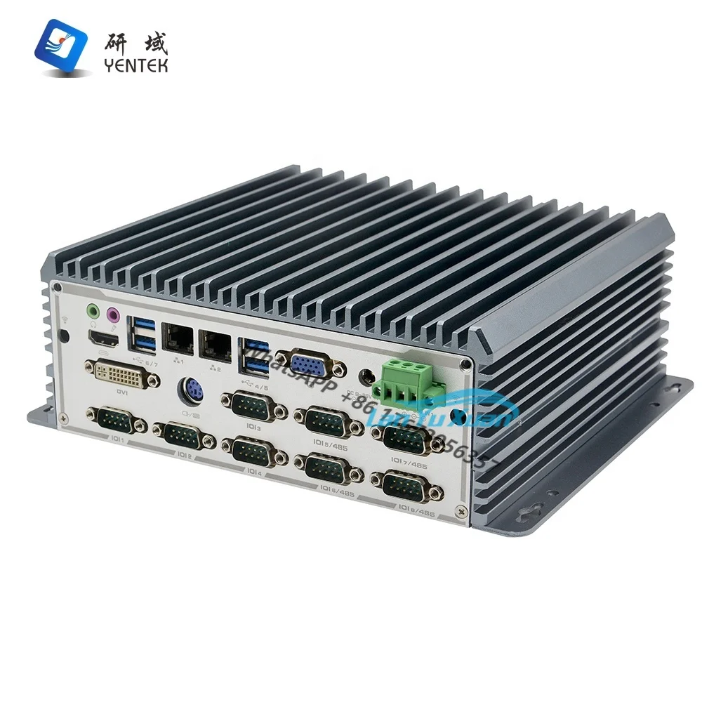 C6860S-C10 V1.0 8565U China Fanless Mini Embedded I5 Industrial Tablet Desktop Pc Manufacturers Support Windows 10