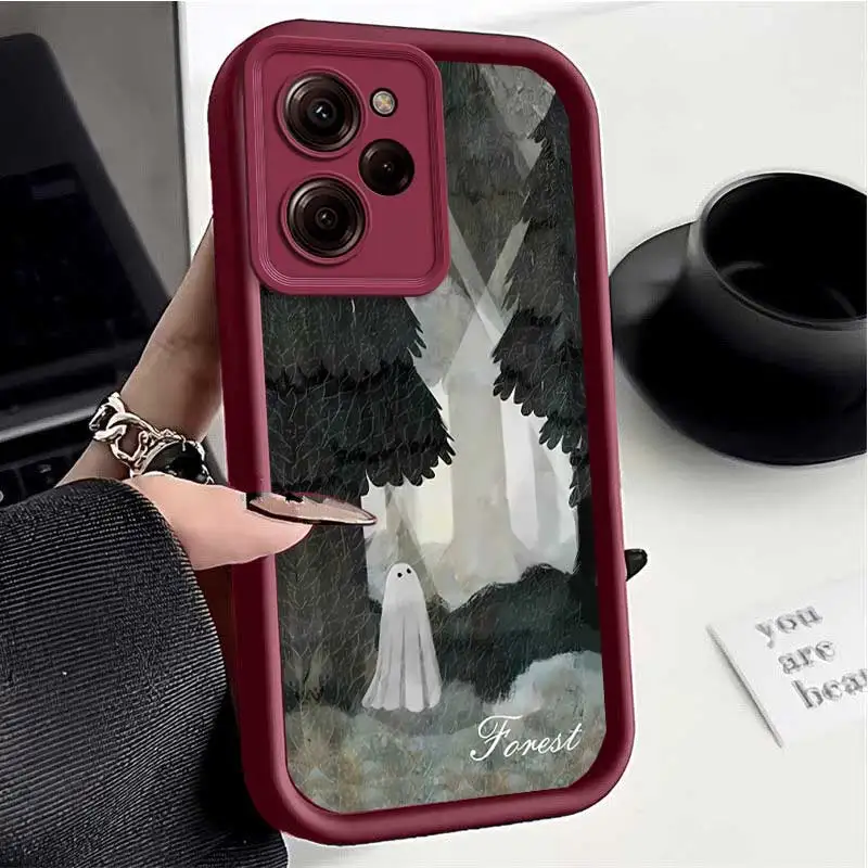X5Pro Forest Ghost Sky Eye Ladder Phone Case For Xiaomi Poco C65 C61 C55 C51 C50 M6Pro X6Pro F5 X4GT F4 M3 X3 F3 M2