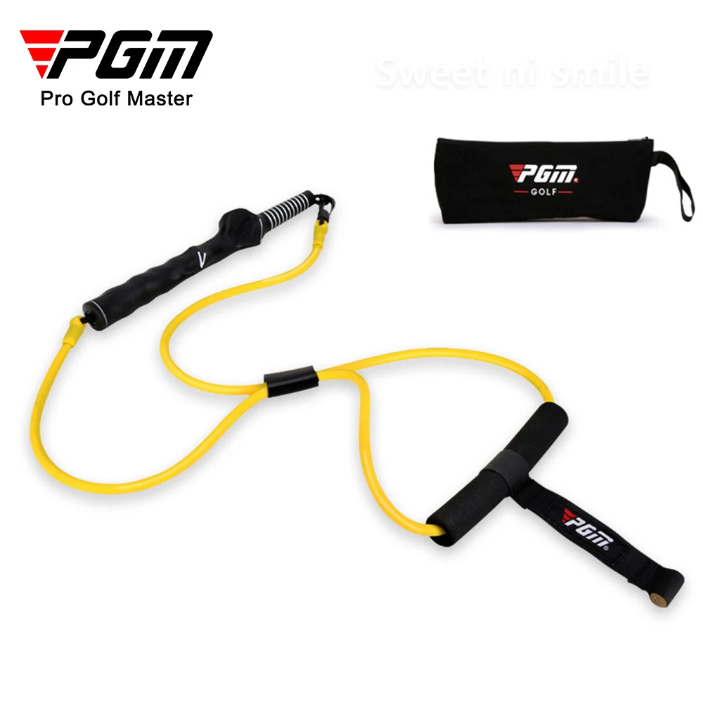 PGM Golf Swing Tension Belt Band Golf Swing Trainer Strength Trainer Action Supplies Golf Club Correction Strong Device JZQ018