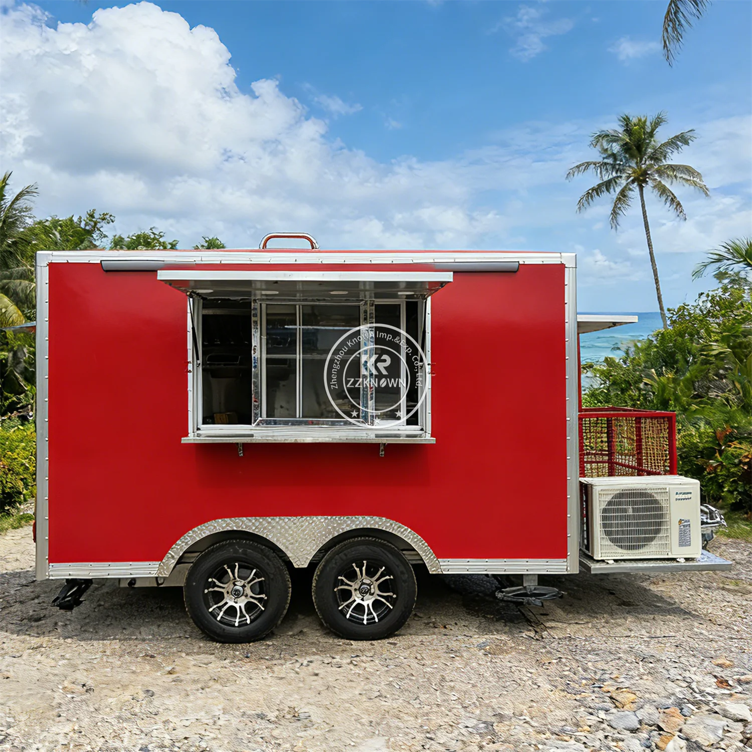 

Customized Modern Shawarma Coffee Food Truck Mobile Food Trailer Fast Food Trailer With Full Kitchen