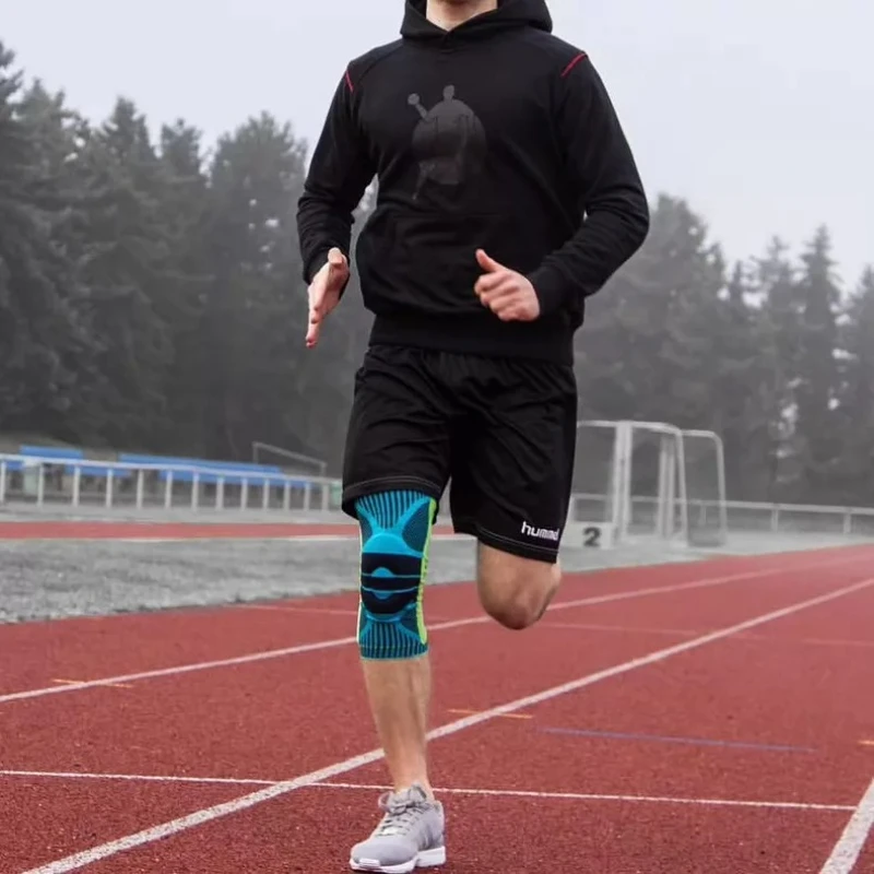 

Эластичный наколенник Bauerfeind: фиксатор колена, защита надколенника для баскетбола и волейбола, бандаж-фиксатор, наколенники-защита