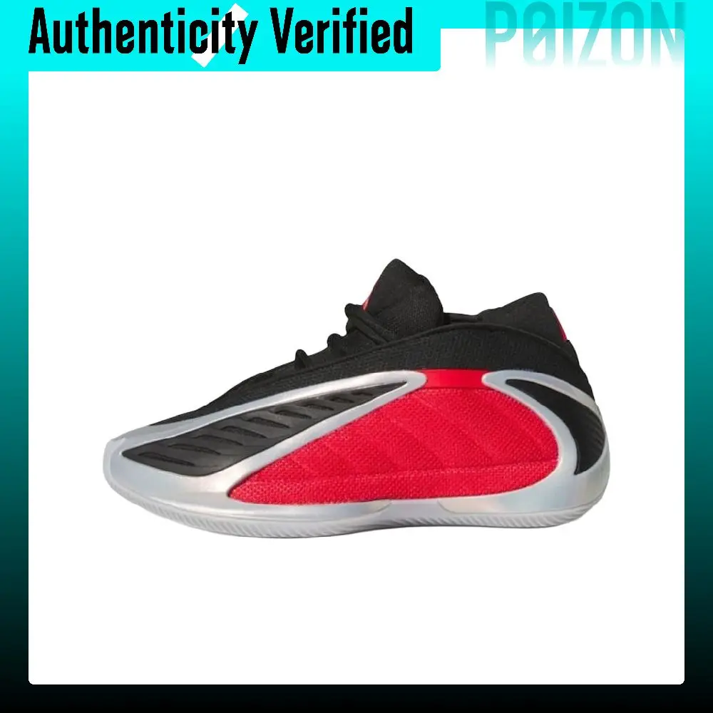 Adidas AE2 Low top Basketball Shoes Unisex Silver Red Black JQ9497
