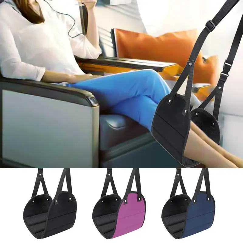 

New Airplane Footrest Portable Plane Foot Hammock Long Flight Offices Footrests Foot Rest For Travel Home Hammock Foot Rest