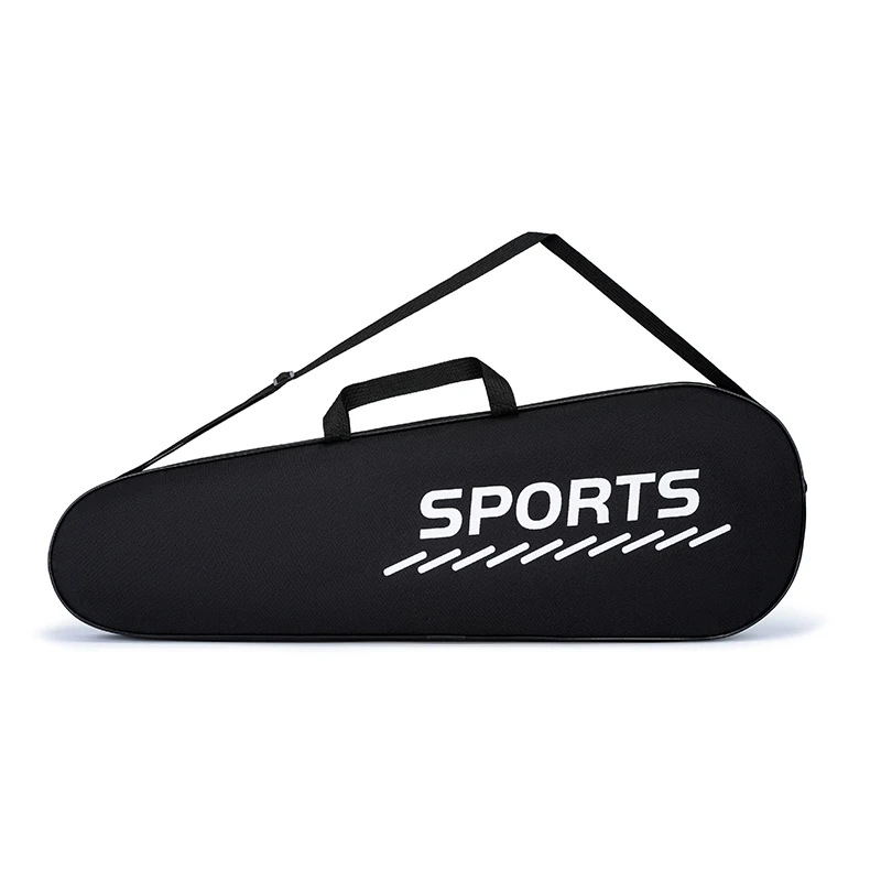 Large Capacity Badminton Racket Bag Double Racket Universal Type Handheld Shoulder Bag Storage Case for Badminton Fans